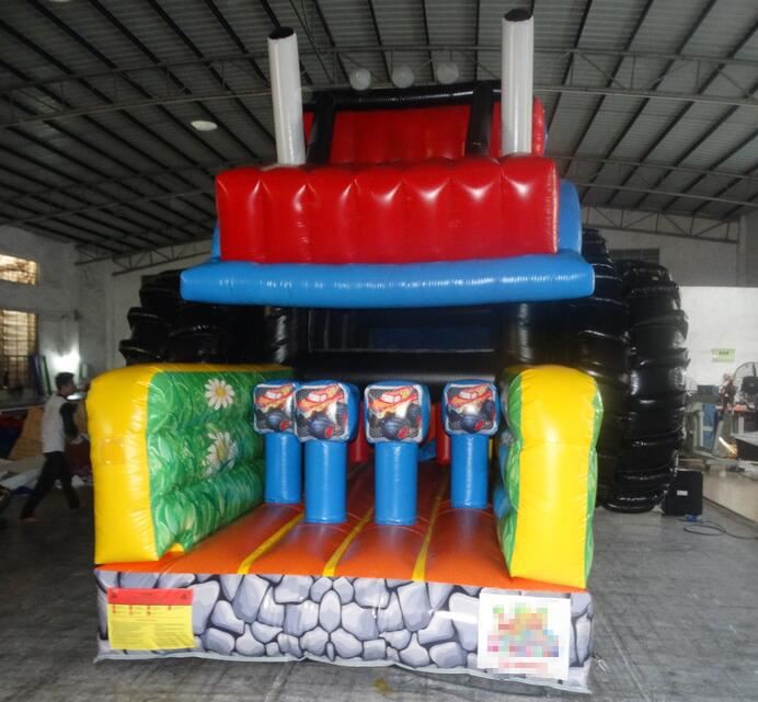 monster truck bouncy castle 3